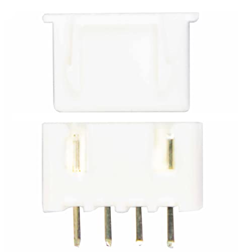 jujinglobal 50 Pairs pH 4P 4 PINS 2.0mm pin spacing Between Plug and Socket and 220pcs Metal Parts