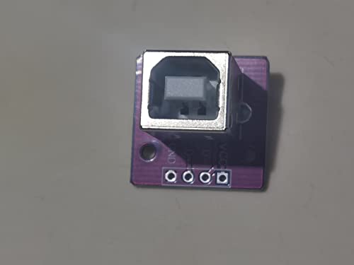 flashtree 5pcs USB Type b Female Breakout Board with 2 Type pins