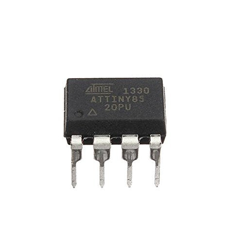 flashtree Original Atmel Dip-8 ATTINY85-20PU Tiny85-20Pu Ic Chip Pack Of 5Pcs