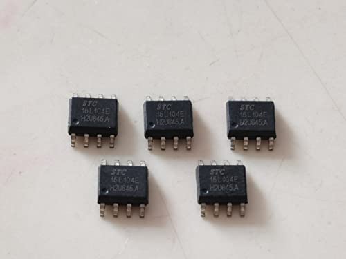 jujinglobal 5pcs STC15L104E SOP-8 Patch 15L104E Single Chip Microcomputer IC