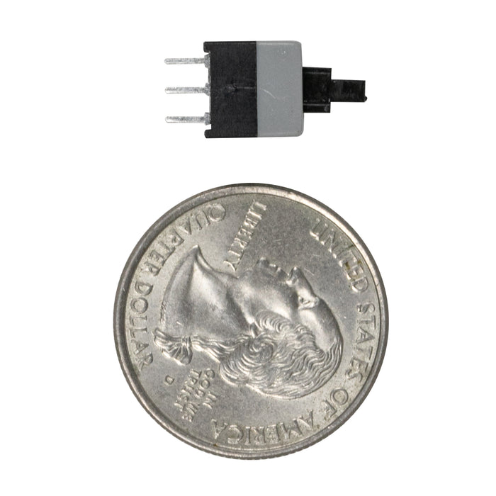 flashtree 50pcs Pin square 8.5mmx8.5mm instantaneous DPDT micro button lockless switch