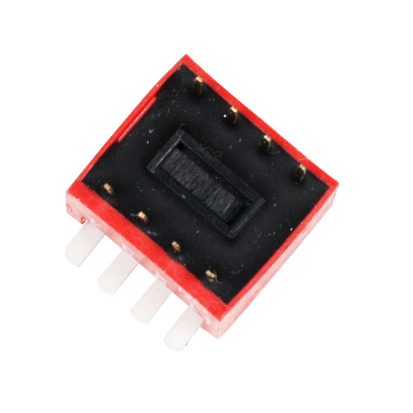 flashtree 50pcs 4p Side dial / piano key type 4-bit side dial code switch 2.54 pitch dip sliding type
