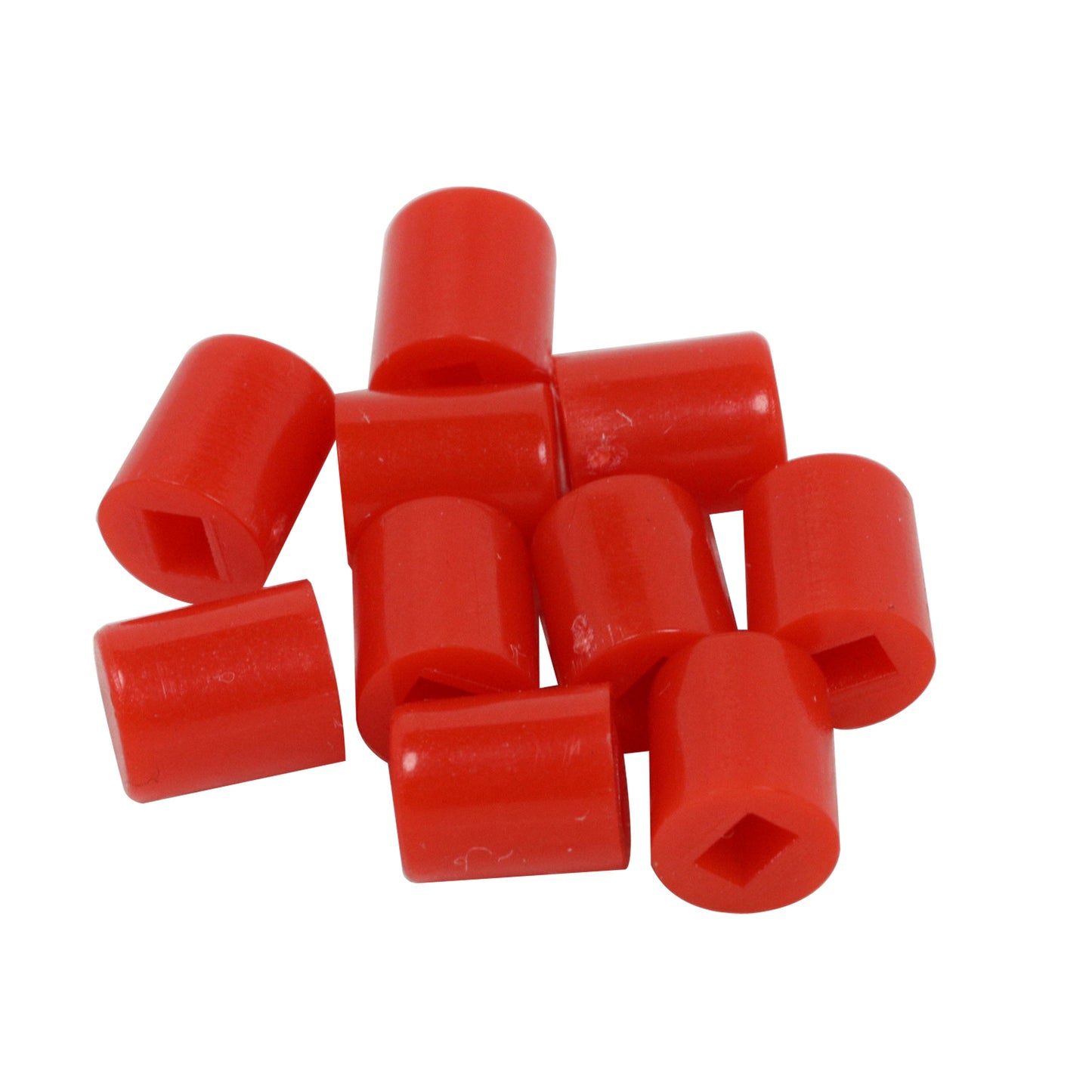 flashtree 10pcs Round button cap A06 6 * 7 mm touch power switch diameter 6 mm height 7 mm