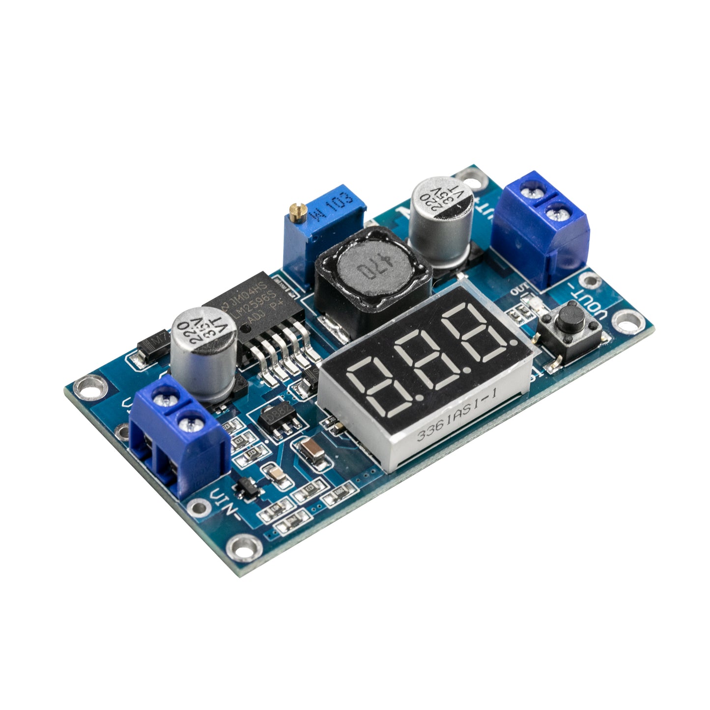 Lm2596s DC-DC adjustable buck constant current power supply module with digital display