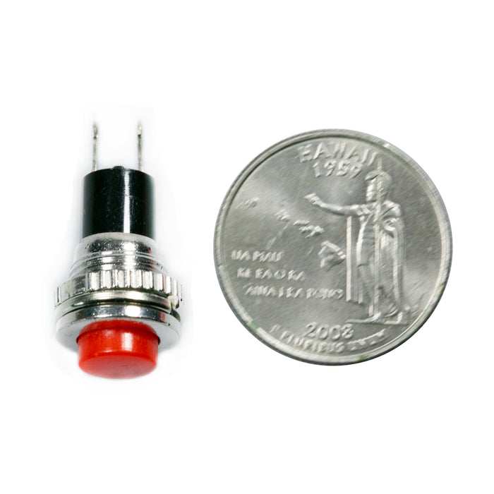Power switch round start reset micro lock free red and green