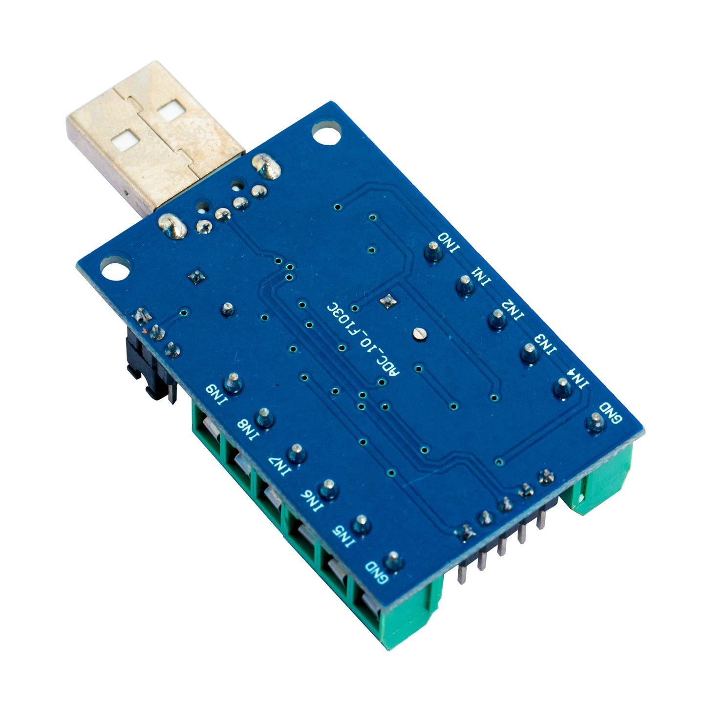 flashtree USB interface 10 channel 12bit AD sampling data acquisition STM32 UART communication ADC module