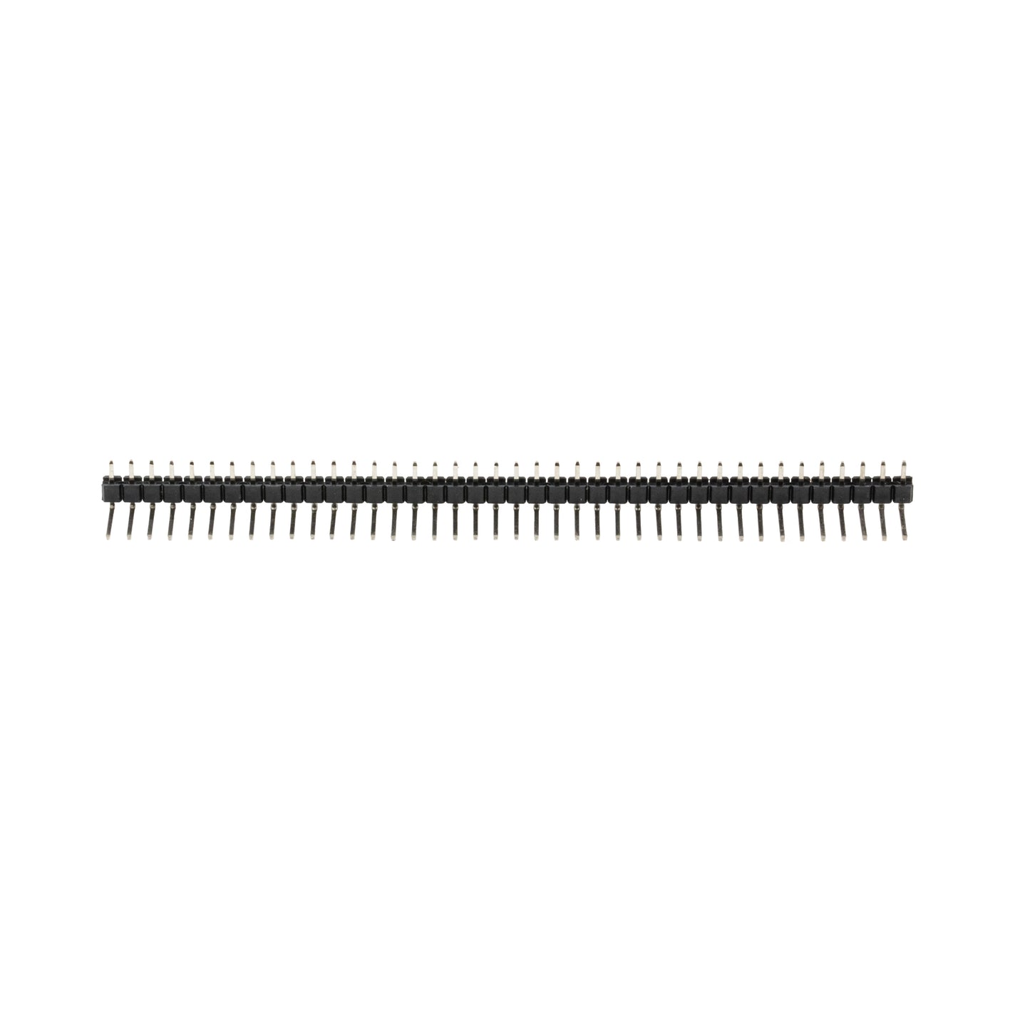 flashtree 10pcs 1x40 40P 2.54mm Pitch 40P Single Row 90 Degree Curved Connector Pin Header Strip