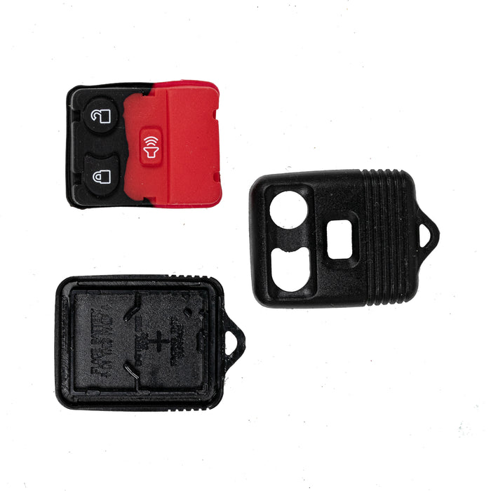 flashtree Replacement 3 Button Car Shell and Case