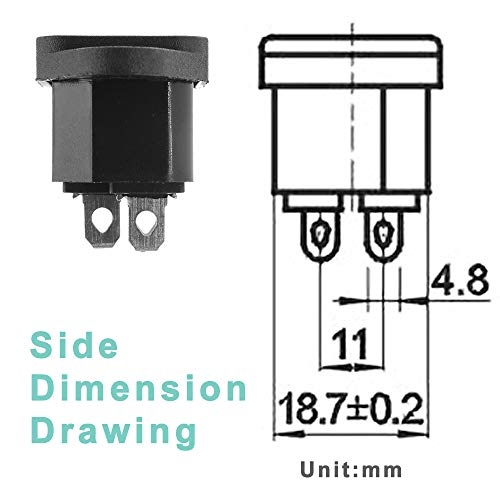 flashtree 3 Pack Screw Mount 3 Pins Inlet Power Plug Socket IEC320 C14 AC 250V 10A by QTEATAK