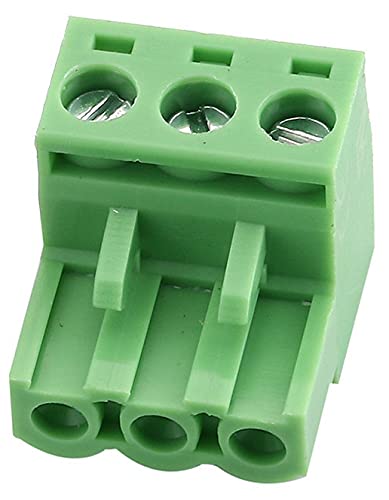 Luo QiuFa 10Pcs KF2EDG 5.08mm Pitch 3P Pluggable Teminal Blocks Connector Socket