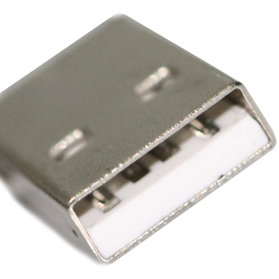 flashtree 10pcs USB 2.0 Type A Male Breakout Board 2.54mm Pin Out 100 mils