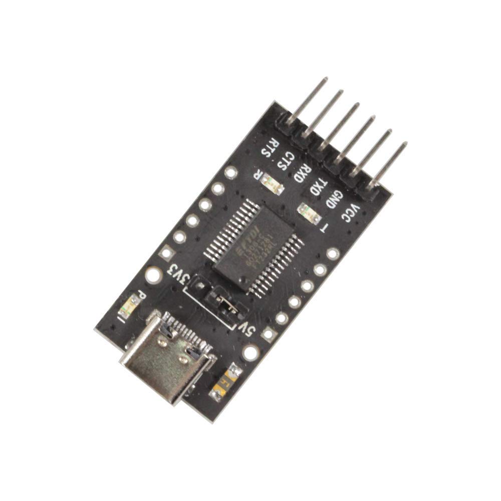 flashtree Type-C FT232RL USB Type C Breakout Board 5V or 3.3V 6PIN Output