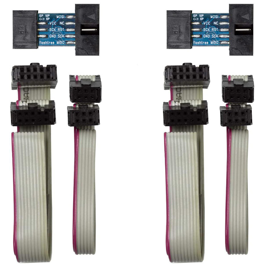 flashtree 10 Pin to Standard 6 Pin Adapter Board for ATMEL AVRISP USBASP STK500