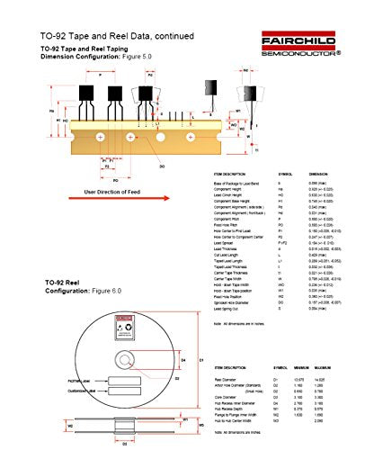 FAIRCHILD SEMICONDUCTOR BS170_D26Z N CHANNEL MOSFET, 60V, 500mA, TO-92 (10 pieces)
