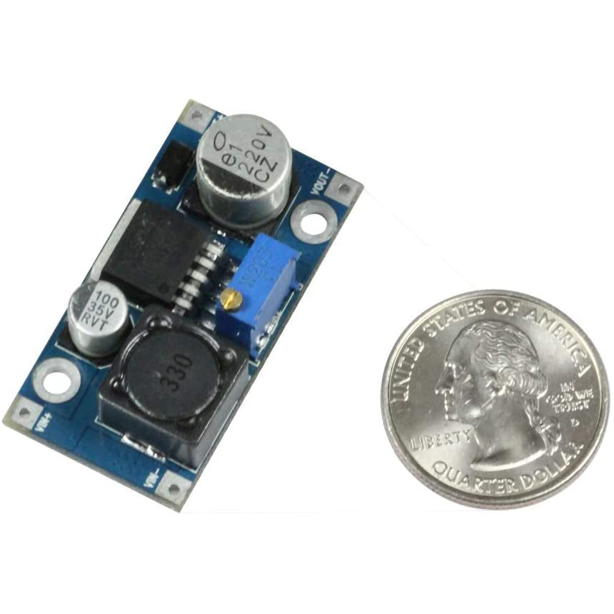 flashtree 5pcs XL6009 Boost Module DC-DC Adjustable Module DC3.0-30V to DC5-35V Output Voltage Power Converter Circuit Board Module 4