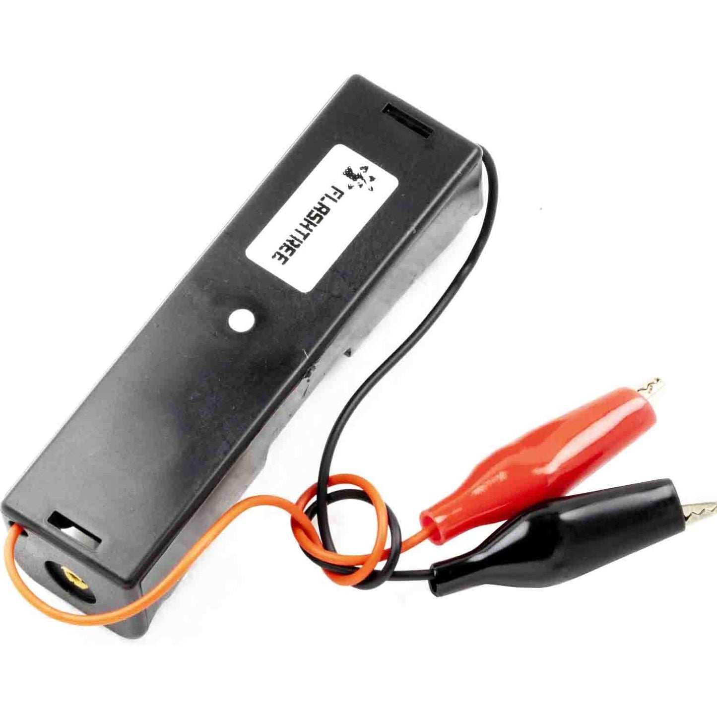 flashtree 2pcs Single 18650 Battery Holder with Alligator Clips