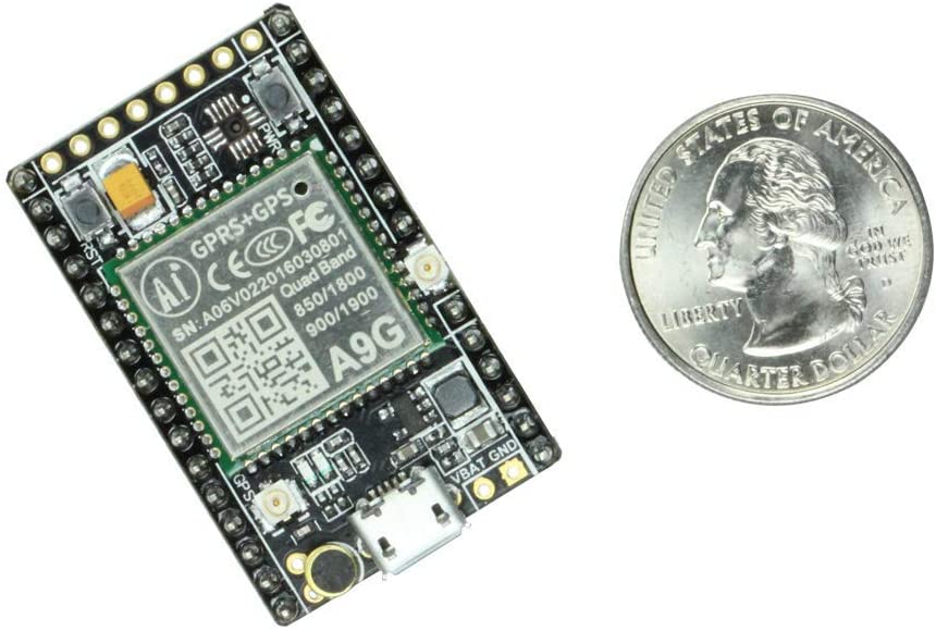 flashtree A9G Module Development Board GPRS GSM GPS BDS Quad-Band 800_900_1800_1900MHz SMS