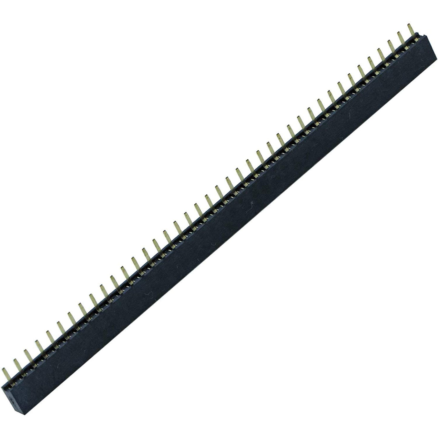 flashtree 4pcs 1x40 40P 40 Pin 2.0mm 0.079" Single Row Female PCB Board Pin Header