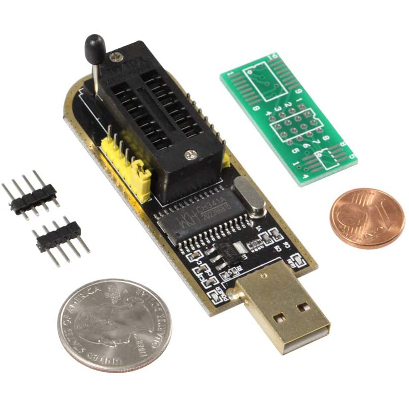 flashtree USB Programmer CH341A Series Burner Chip 24 EEPROM BIOS Writer 25 SPI Flash