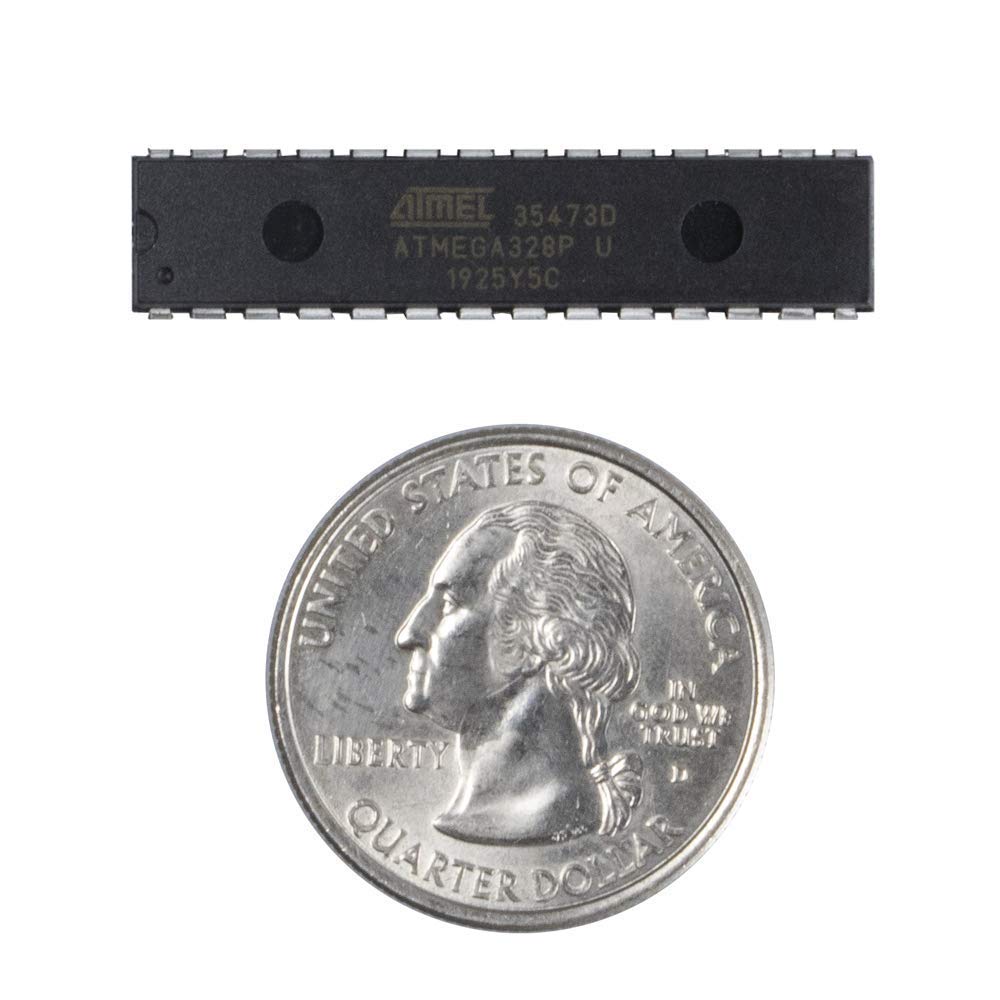 flashtree 10pcs ATmega328p-pu with bootloader and 3 Types Dupont Cable Total 128pcs About 7.87_