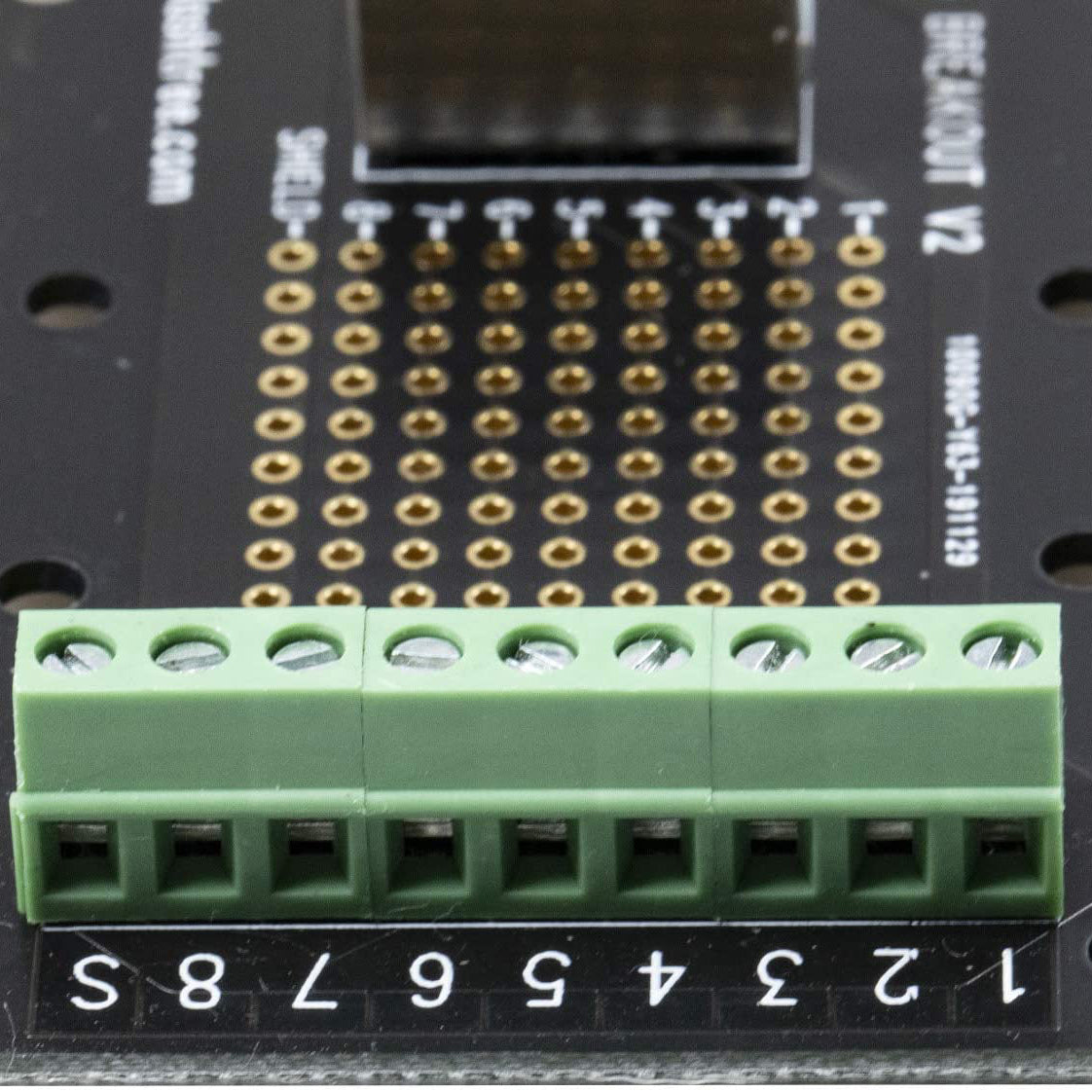 flashtree RJ45 8P8C Right Angle Shielded Jack Breakout Board Terminal Block Connector