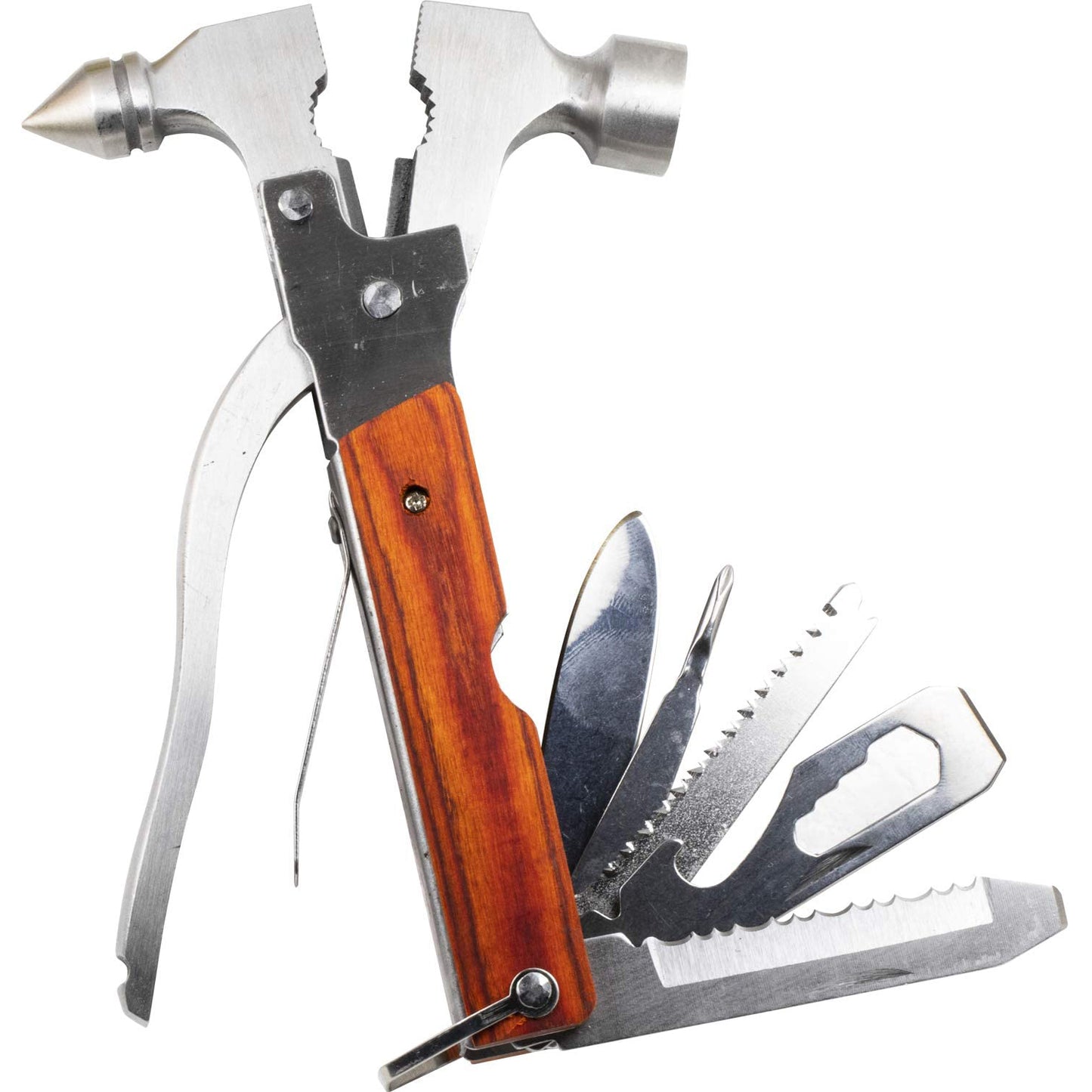 flashtree 14 in 1 stainless steel multipurpose tool with safety hammer emergency escape tool