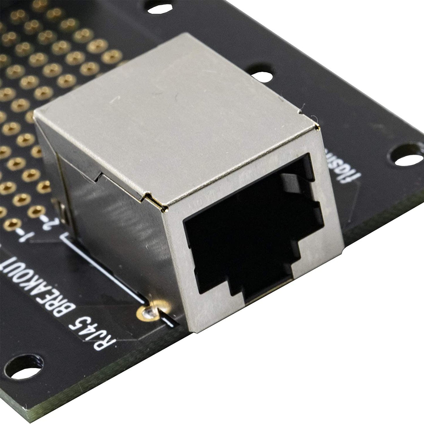 flashtree RJ45 8P8C Right Angle Shielded Jack Breakout Board Terminal Block Connector