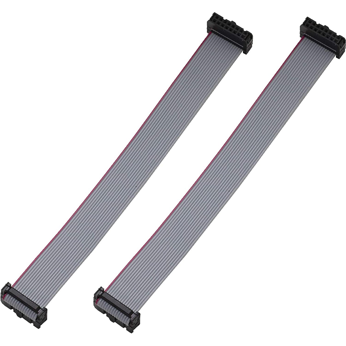 flashtree 2pcs 16P to 16 Pins 2.54mm Pitch Female to Female IDC Gray GPIO Ribbon Cable 8_ 20cm