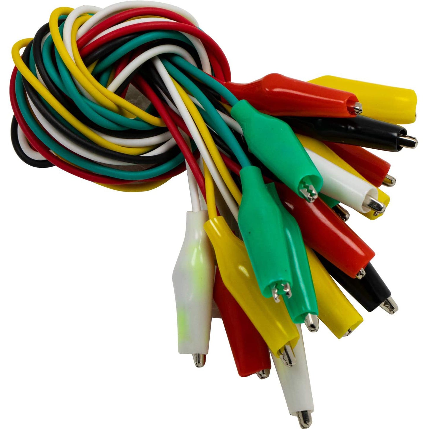 flashtree 20pcs Test Lead with 1.5 inch Alligator Clips, 24AGW, About 18.8 inch