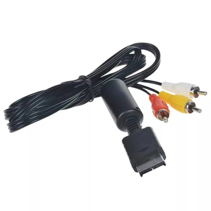 6 Feet AV to RCA Audio Video Composite Cable Cord For Sony PS1 PS2 PS3 PS3 Slim