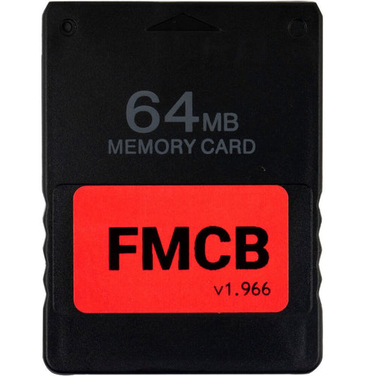 Free McBoot FMCB 1.966 for Sony PlayStation2 PS2 Brand New 64MB Memory Card