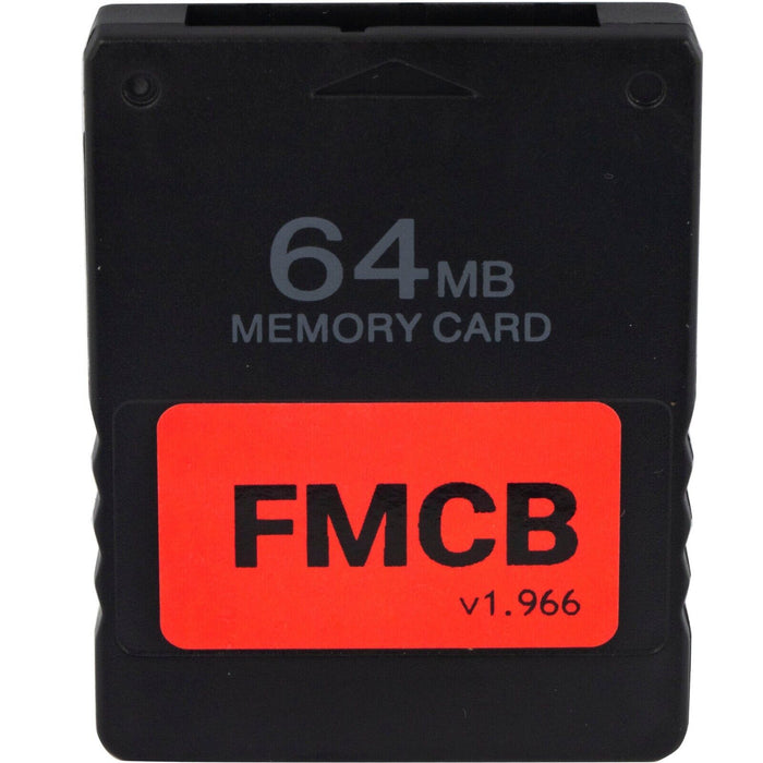 Free McBoot FMCB 1.966 for Sony PlayStation2 PS2 Brand New 64MB Memory Card