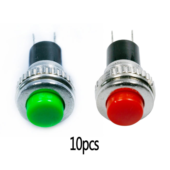 Power switch round start reset micro lock free red and green