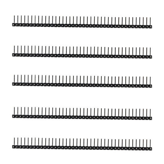 flashtree 5PCS 2.54mm spacing single row 1 * 40 bending needle