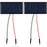 Flashtree 2pcs 5V 60mA epoxy solar panel