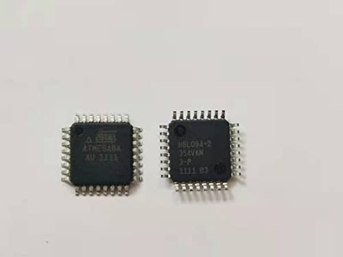 jujinglobal 2pcs ATMEGA8A-AU 32-TQFP 8-Bit 8KB Microcontroller Chip ATMEGA8A AVR
