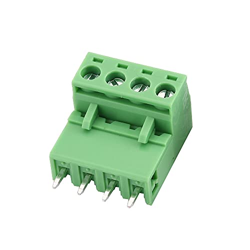 LuoQiuFa10 Set 4-Pin 5.08mm Pitch Male Female PCB Screw Terminal Block