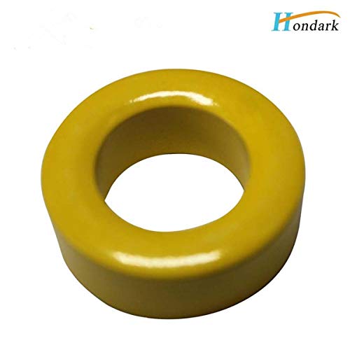 flashtree 4pieces 38X22X11mm toroid ferrite core toroidal transformer core ferrite chokes noise filter ferrite ring core 150-26