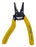 IDEAL Electrical 45-618 Reflexâ„?Super T®-Stripper - 8-116 AWG, Yellow, Wire Stripper, Plier Nose, Slide Lock, Textured Grips