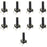 jujinglobal 10pcs 6x6x15 mm Push Button Switch