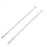 flashtree 1 Pair AM FM Radio Universal Antenna, 62.5cm 24.6" Length 4 Section Telescopic Stainless Steel Replacement Antenna Aerial for Radio TV
