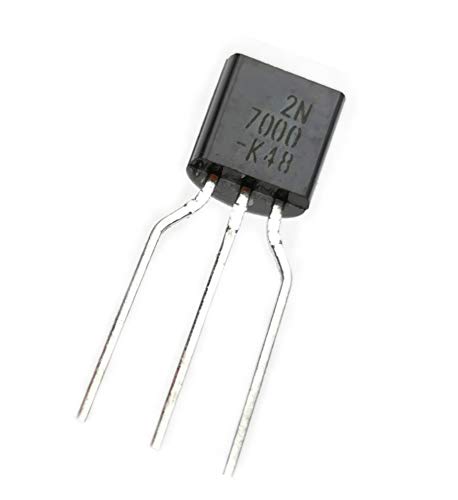 FAIRCHILD SEMICONDUCTOR 2N7000 N CHANNEL MOSFET, 60V, 200mA, TO-92 (10 pieces)