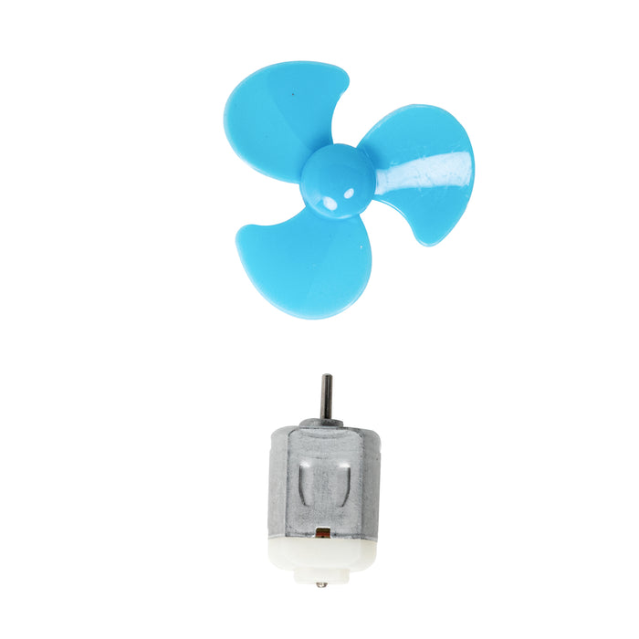 flashtree Small DC motor + small fan DIY learning experiment