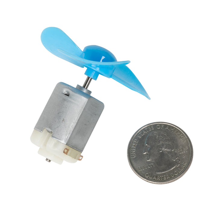 flashtree Small DC motor + small fan DIY learning experiment