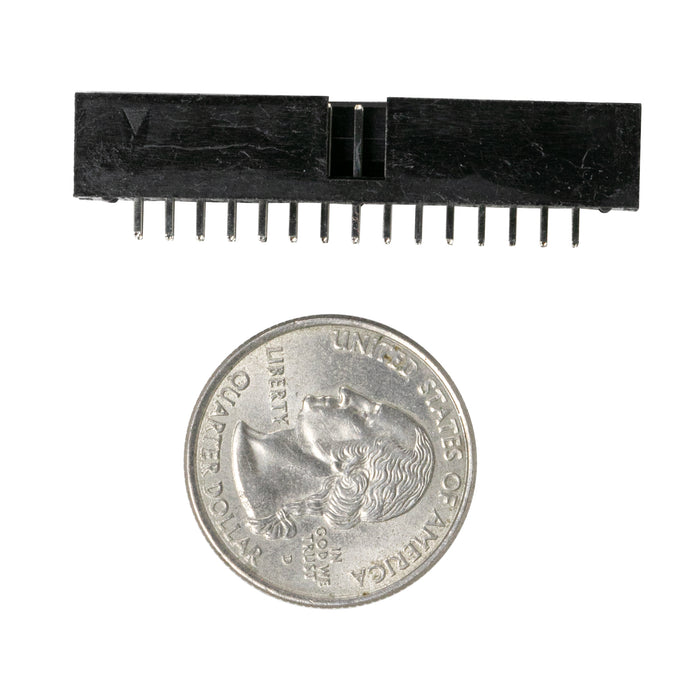 flashtree 5pcs 30p 15 * 2p simple angled socket plug JTAG socket 2.54mm straight pin