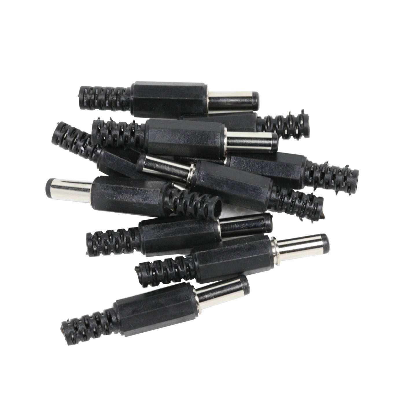 flashtree 10pcs 5.5 * 2.1mm dc005 power plug with welding wire DC plug for socket