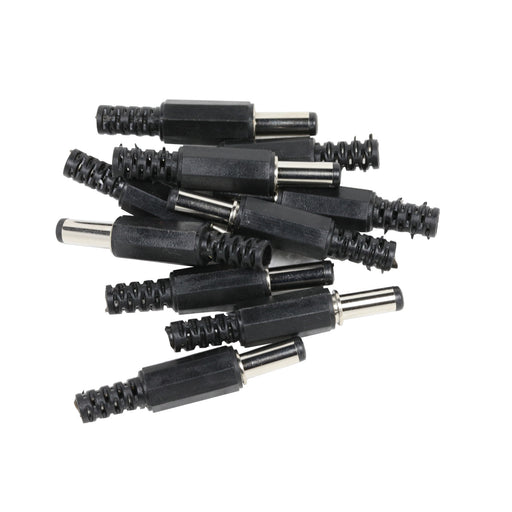 flashtree 10pcs 5.5 * 2.1mm dc005 power plug with welding wire DC plug for socket