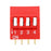 flashtree 50pcs 4p Side dial / piano key type 4-bit side dial code switch 2.54 pitch dip sliding type
