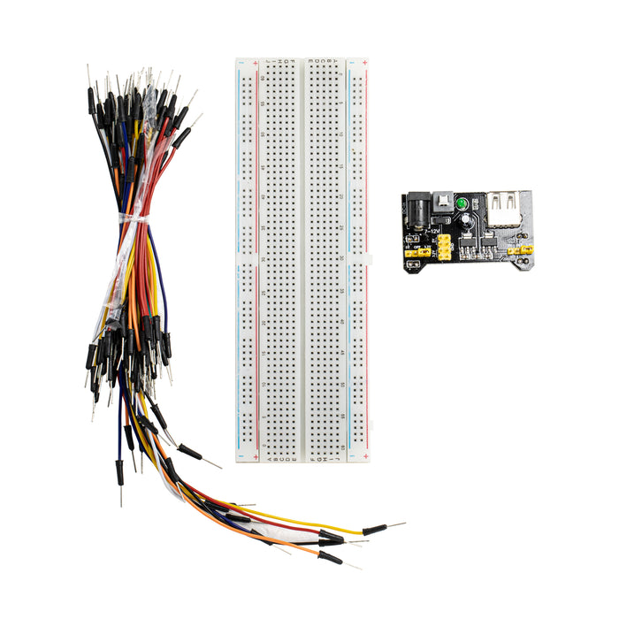 flashtree Mb102 breadboard + power module + 65 breadboard connectors DIY Kit