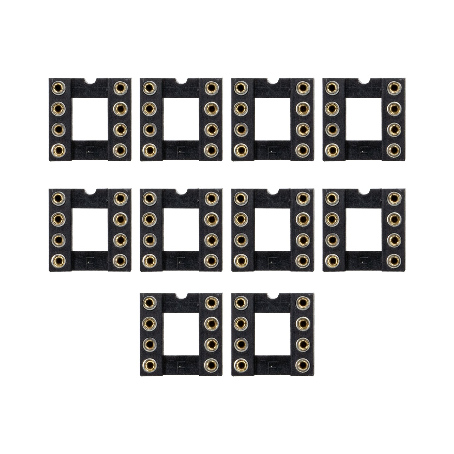 flashtree Round hole IC socket chip socket 8p round hole ic-8p noxtlon connector